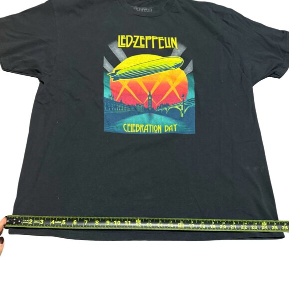 Led Zeppelin Celebration Day Band T-Shirt | Black Graphic Tee | Size 2XL - Picture 6 of 9